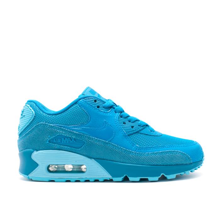 ナイキ Nike 【 Wmns Air Max 90 Premium Women Light Blue Lacquer/Clearwater 】 マックス Premium 割り増し金 レディース 青み 青色