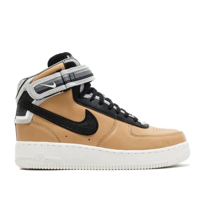 ナイキ Nike 【 Air Force 1 Mid Sp/Tisci \u0027Tisci\u0027 Men Vachetta Tan/Black 】 ミッド メンズ 黒いこと 黒いこと