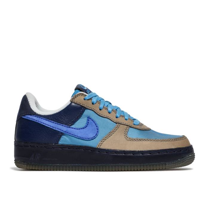 ナイキ Nike 【 Stash X Air Force 1 Low Premium 2006 Men Harbor Blue/Sport Royal/Soft Grey 】 Premium 割り増し金 メンズ 青み 青色 薄墨色 薄墨色