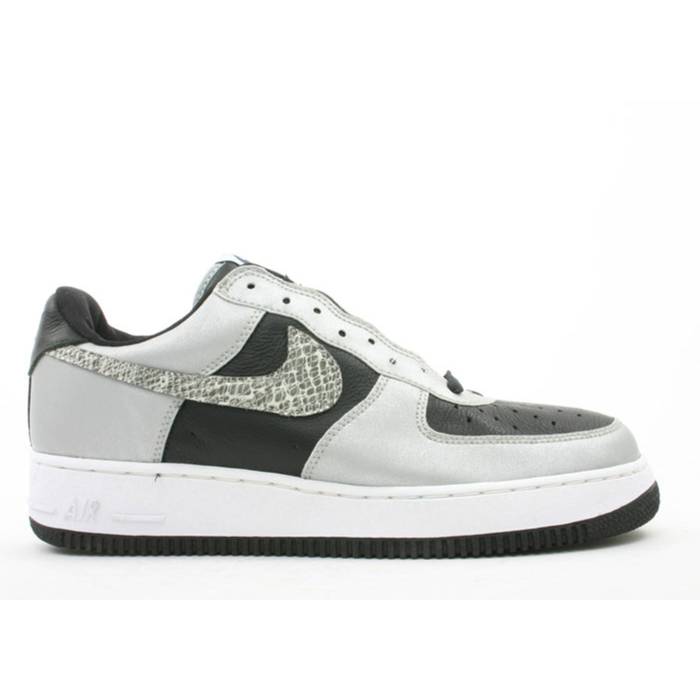 ナイキ Nike 【 Air Force 1 B '3M Snake' 2001 Men Black/Black-Silver 】 メンズ 黒色 ブラック