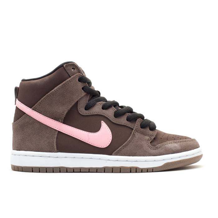ナイキ Nike 【 Dunk High Pro Sb 'Smoke' Men Smoke/Baroque Brown-Lon Pink 】 ダンク ハイ プロ エスビー メンズ pink ピンク｜スニケス