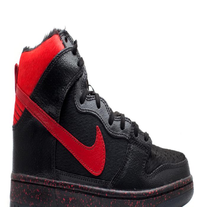 ナイキ Nike 【 Dunk High Pro Premium Sb \u0027Krampus\u0027 Men Black/Gym Red 】 ダンク 御機嫌 労働者階級 Premium 割り増し金 エスビー メンズ 黒いこと 黒いこと Red 赤・赤いこと