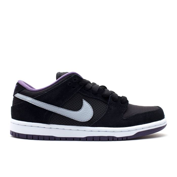 ナイキ Nike 【 Dunk Low Pro Sb Men Black/Wolf Grey-Canyon Purple 】 ダンク 労働者階級 エスビー メンズ 黒いこと 黒いこと Purple 紫・パープル