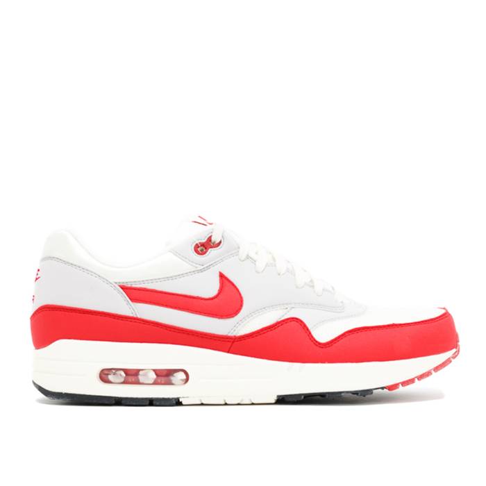 ナイキ Nike 【 Air Max 1 Og \u0027Vintage\u0027 Men Sail/University Red/Neutral Grey/Black 】 マックス メンズ Red 赤・赤いこと 薄墨色 薄墨色 黒いこと 黒いこと