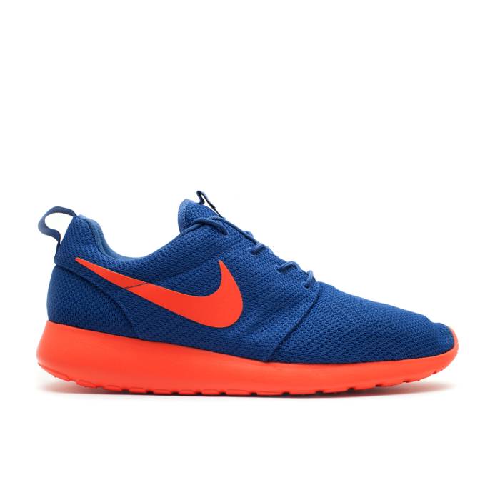 ナイキ Nike 【 Rosherun \u0027Dark Royal Blue Orange\u0027 Men Dark Royal Blue/Tm Orange-Vlt 】 置き目シラン 青碧 青碧 メンズ 青碧 青碧