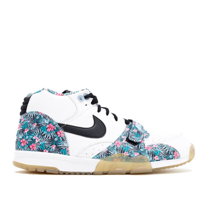 ナイキ Nike 【 Air Trainer 1 Mid Prm 鉛 Qs \u0027Pro Bowl\u0027 Men White/Black-Perfect Pink 】 調教師 ミッド メンズ 白いこと 白いこと pink さくら色