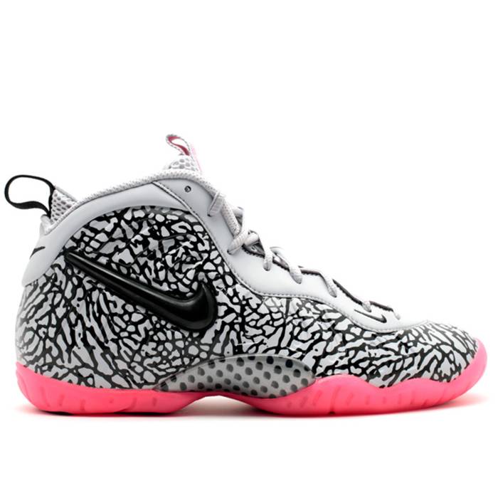 ナイキ Nike 【 Little Posite Pro Gs 'Elephant Print' Youth Wolf Grey/Black-Hyper Pink 】 プロ ジュニア キッズ 灰色 グレー pink ピンク｜スニケス 51,780円