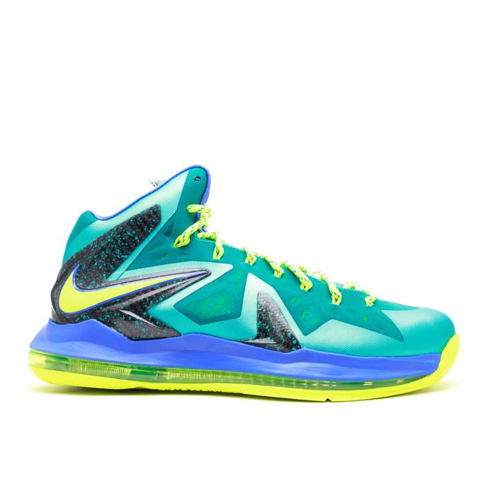 ナイキ Nike 【 Lebron 10 P.s. Elite \u0027Sport Turquoise\u0027 Men Sport Turquoise/Volt-Violet Force 】 Lebron レブロン エリート メンズ