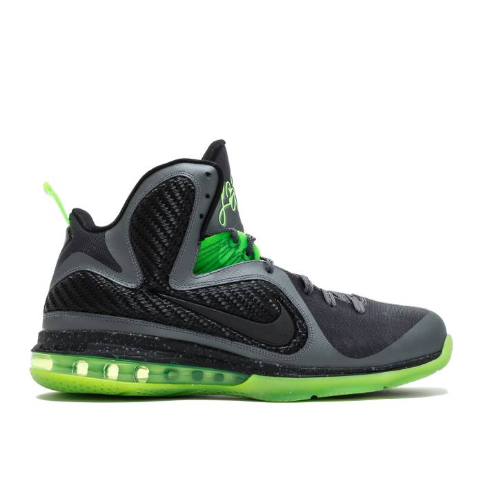 ナイキ Nike 【 Lebron 9 \u0027Dunkman\u0027 Men Dark Grey/Black-Volt 】 Lebron レブロン メンズ 薄墨色 薄墨色 メンズ靴-靴