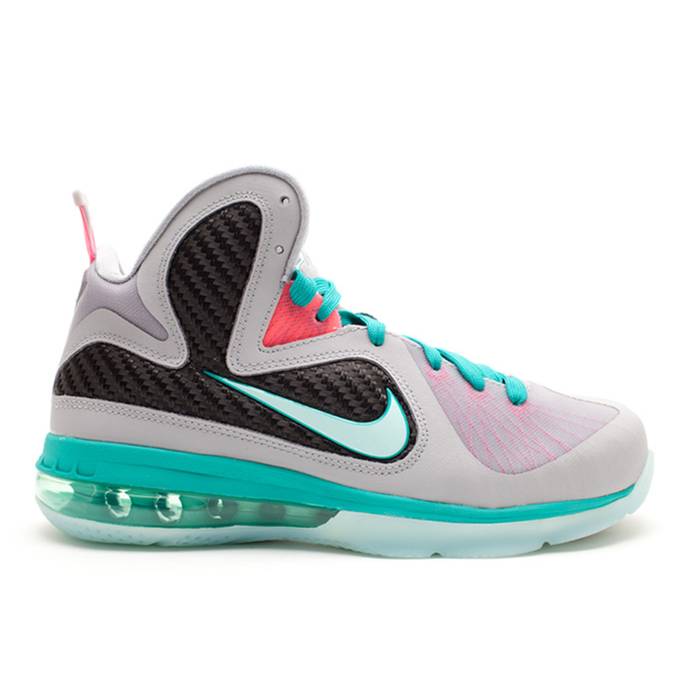 ナイキ Nike 【 Lebron 9 Gs 'South Beach' Youth Wolf Grey/Mint Candy-New Green-Pink Flash 】 Lebron レブロン ジュニア キッズ 灰色 グレー|スニケス