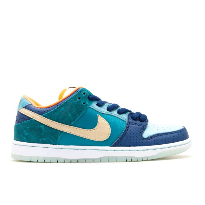 ナイキ Nike 【 Dunk Low Premium Sb Qs 'Mia Skate Shop 10Th Year Anniversary' Men Brv Blue /Mtlc Gld Str-Mnrl Bl 】 ダンク Premium プレミアム エスビー Skate スケート メンズ 青色 ブルー｜スニケス