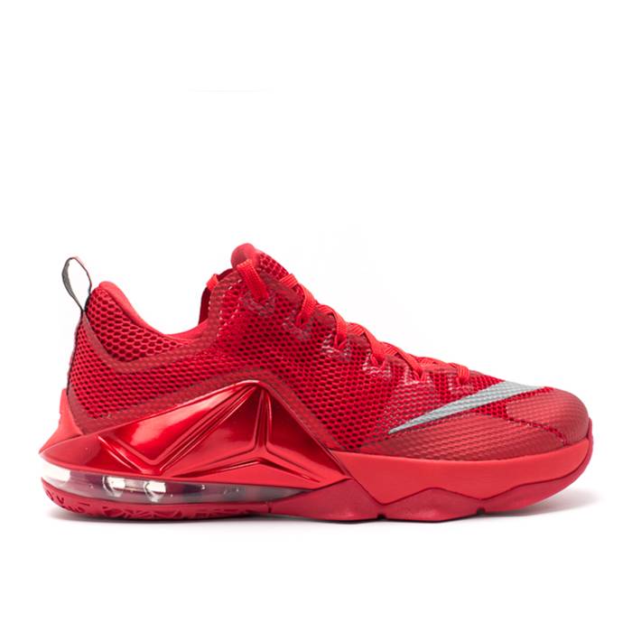 ナイキ Nike 【 Lebron 12 Low \u0027University Red\u0027 Men University Red/Reflective Silver-Gym Red-Black 】 Lebron レブロン メンズ Red 赤・赤いこと