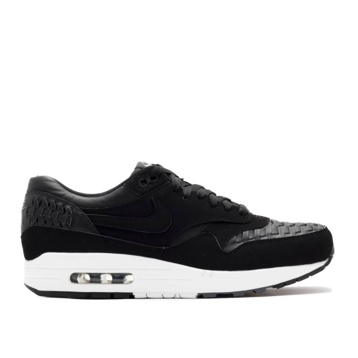 ナイキ Nike 【 Air Max 1 Woven 'Black Dark Grey' Men Black/Black-Dark Grey 】 マックス Woven ウーブン メンズ 黒色 ブラック 灰色 グレー