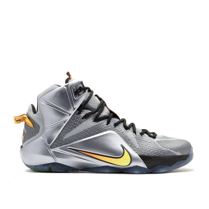 ナイキ Nike 【 Lebron 12 'Flight' Men Wolf Grey/Bright Citrus-Black 】 Lebron レブロン メンズ 灰色 グレー｜スニケス 85,745円