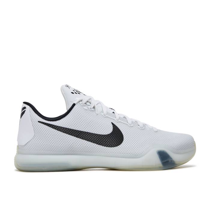 ナイキ Nike 【 Kobe 10 \u0027Fundamentals\u0027 Men White/Black-Wolf Grey 】 Kobe コービー メンズ 白いこと 白いこと 薄墨色 薄墨色