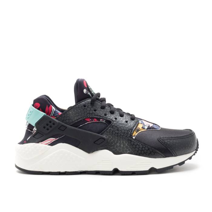 ナイキ Nike 【 Wmns Air Huarache \u0027Aloha\u0027 Women Black/Artisan Teal-Sail-Black 】 Huarache ハラチ レディース 黒いこと 黒いこと