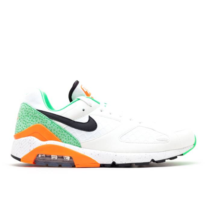 ナイキ Nike 【 Size? X Air Max 180 'Urban Safari' Men White/Black-Ttl Crmsn-Psn Grn 】 マックス メンズ 白色 ホワイト|スニケス
