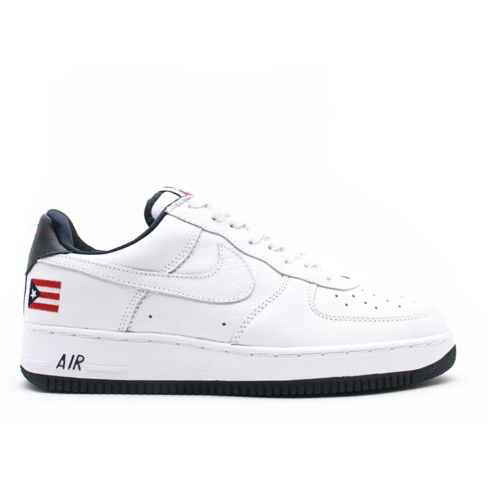 ナイキ Nike 【 Air Force 1 'Puerto Rico' Men White/White-Obsidian-Comet Red (Pr) 】 メンズ 白色 ホワイト Red 赤・レッド｜スニケス