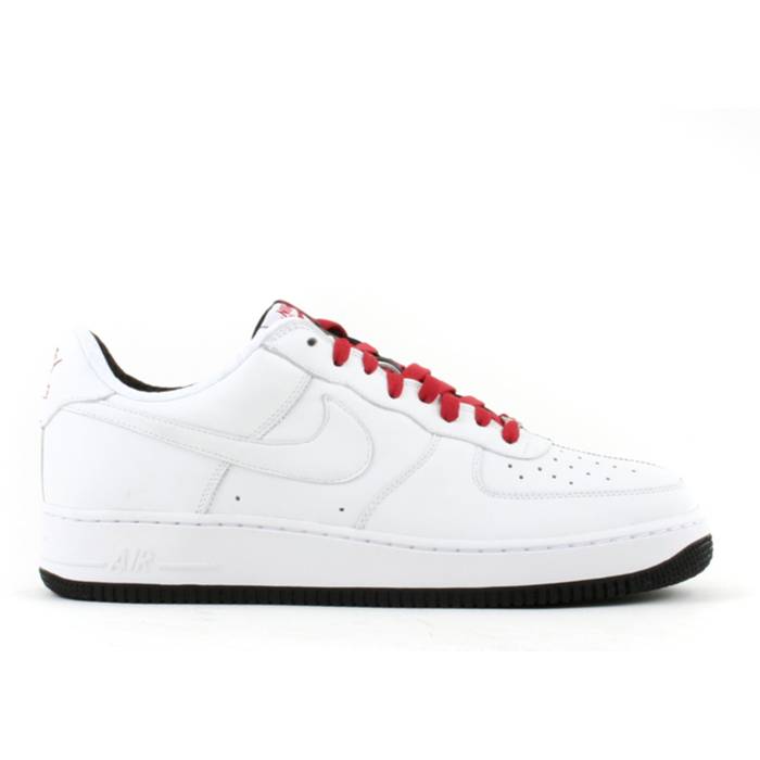 ナイキ Nike 【 Air Force 1 Premium \u0027Scarface\u0027 Men White/Black-Varsity Red 】 Premium 割り増し金 メンズ 白いこと 白いこと Red 赤・赤いこと