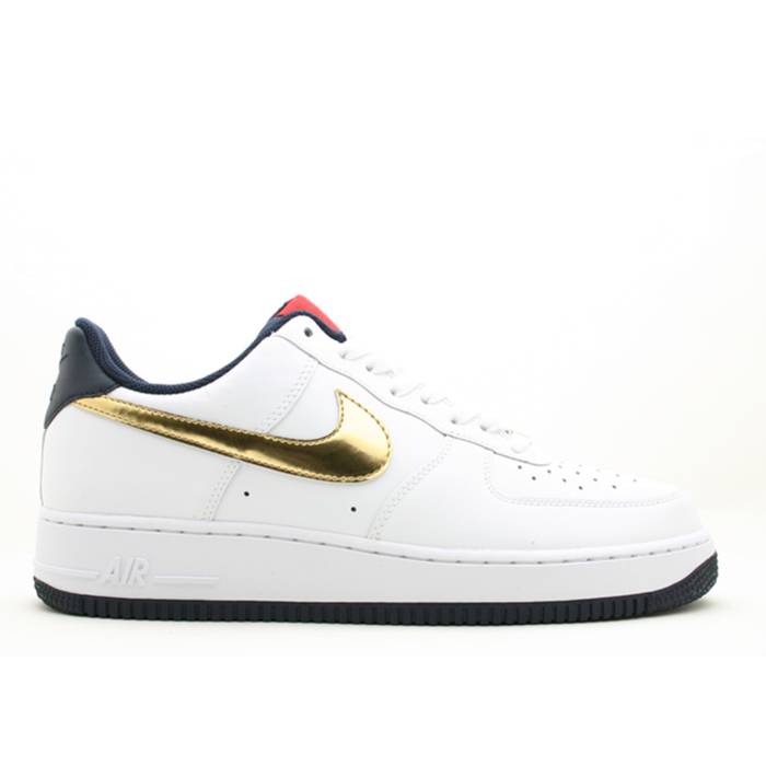 ナイキ Nike 【 Air Force 1 \u002707 \u0027Gold Obsidian\u0027 Men White/Metallic Gold-Obsidian 】 メンズ 白いこと 白いこと