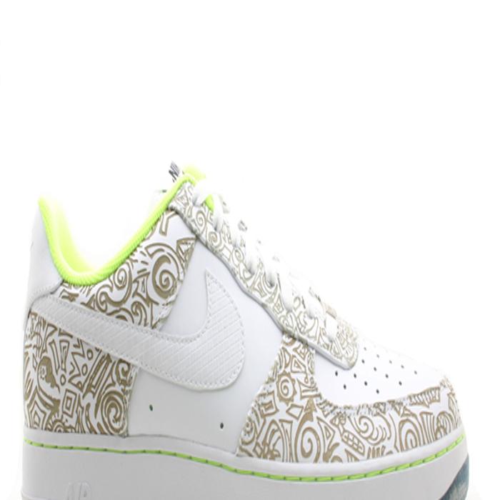 ナイキ Nike 【 Air Force 1 07 Le \u0027Doernbecher\u0027 Men White/White-Volt 】 メンズ 白いこと 白いこと