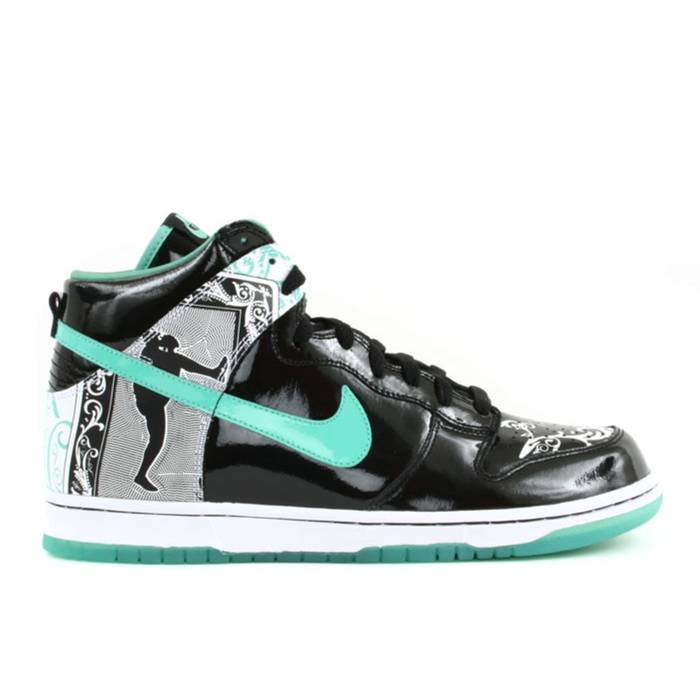 ナイキ Nike 【 Dunk High Dontrelle Willis \u0027Collection Royale\u0027 Men Black/White-Azzure 】 ダンク 御機嫌 メンズ 黒いこと 黒いこと