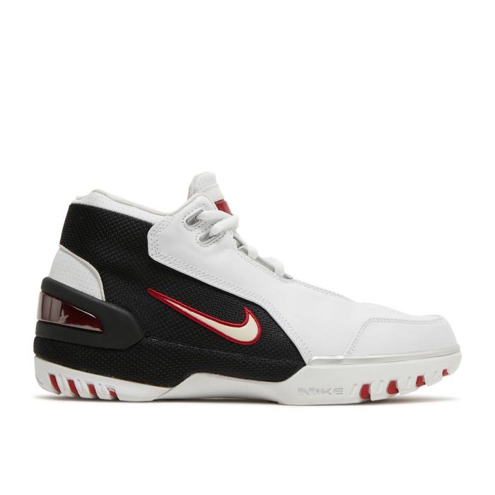 ナイキ Nike 【 Air Zoom Generation \u0027Debut\u0027 2003 Men White/White-Varsity Crimson-Black 】 望遠レンズ メンズ 白いこと 白いこと