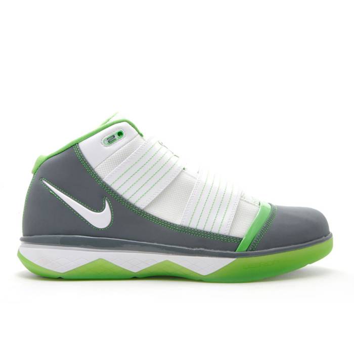 ナイキ Nike 【 Zoom Lebron Soldier 3 Men White/Mean Green-Flint Grey 】 ズーム Lebron レブロン ソルジャー メンズ 白色 ホワイト 灰色 グレー