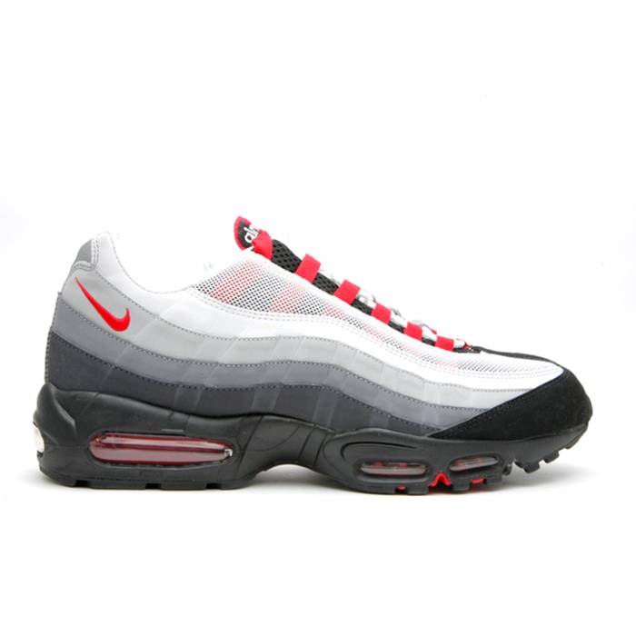 ナイキ Nike 【 Air Max 95 'Chili' Men Black/Varsity Red-Neutral Grey 】 マックス メンズ 黒色 ブラック 灰色 グレー｜スニケス