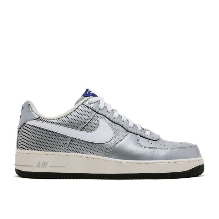 ナイキ Nike 【 Air Force 1 Low Premium \u0027Futura\u0027 Men Mtllc Silver/White-Wckd Prpl 】 Premium 割り増し金 メンズ Silver しろがね色・しろがね色