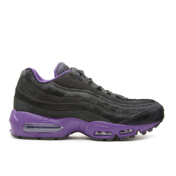 ナイキ Nike 【 Air Max 95 'Attack Pack' Men Black/Black-Club Purple 】 マックス メンズ 黒色 ブラック Purple 紫・パープル｜スニケス