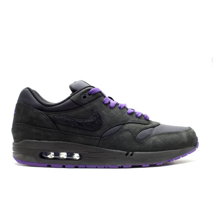 ナイキ Nike 【 Air Max 1 'Air Attack Pack - Black Club Purple' Men Black/Black/Club Purple 】 マックス 黒色 ブラック クラブ メンズ 黒色 ブラック クラブ Purple 紫・パープル