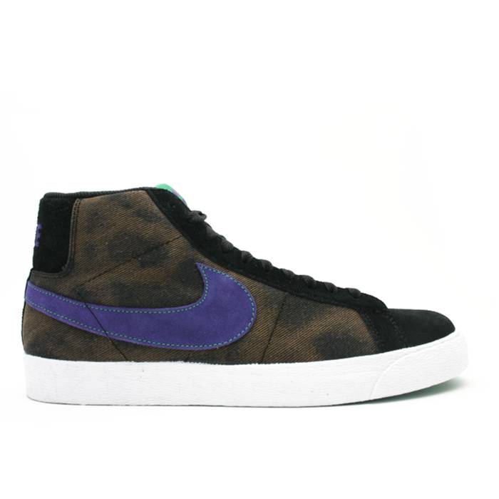 ナイキ Nike 【 Blazer Sb Men Black/Varsity Purple-Volt 】 ブレイザー エスビー メンズ 黒いこと 黒いこと