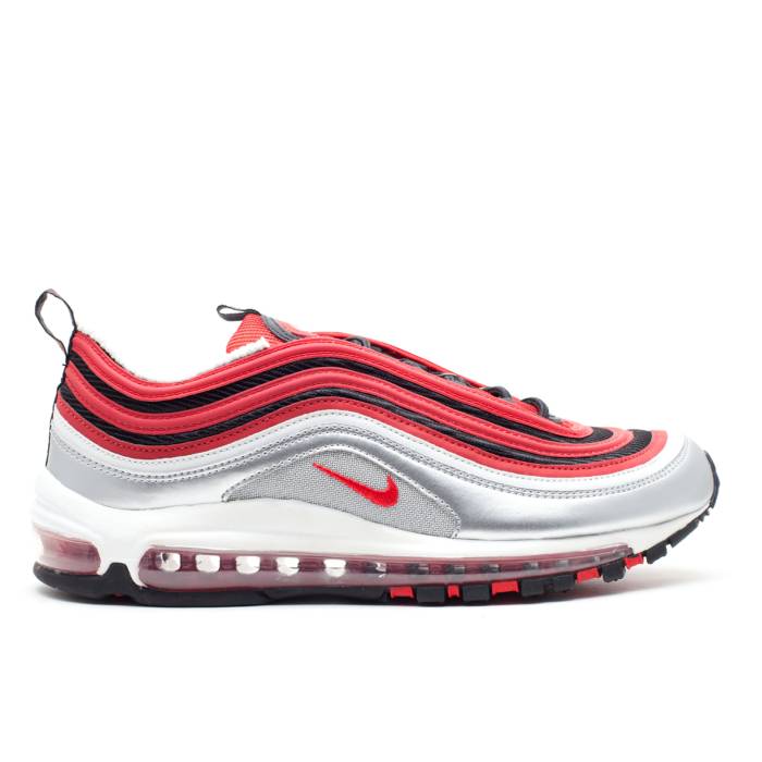ナイキ Nike 【 Air Max 97 Men Mtllc Silver/Vrsty/Vrsty Rd-Wht-Blck 】 マックス メンズ Silver 銀色・シルバー