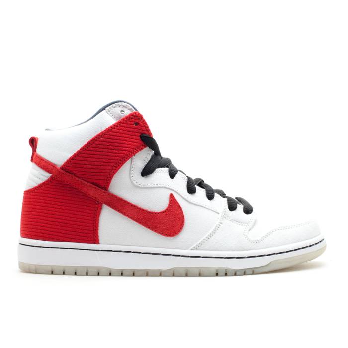 ナイキ Nike 【 Dunk High Pro Sb \u0027Cheech And Chong\u0027 Men White/Varsity Red/Medium Denim/Black 】 ダンク 御機嫌 労働者階級 エスビー メンズ 白いこと 白いこと Red 赤・赤いこと ジーンズ 黒いこと 黒いこと