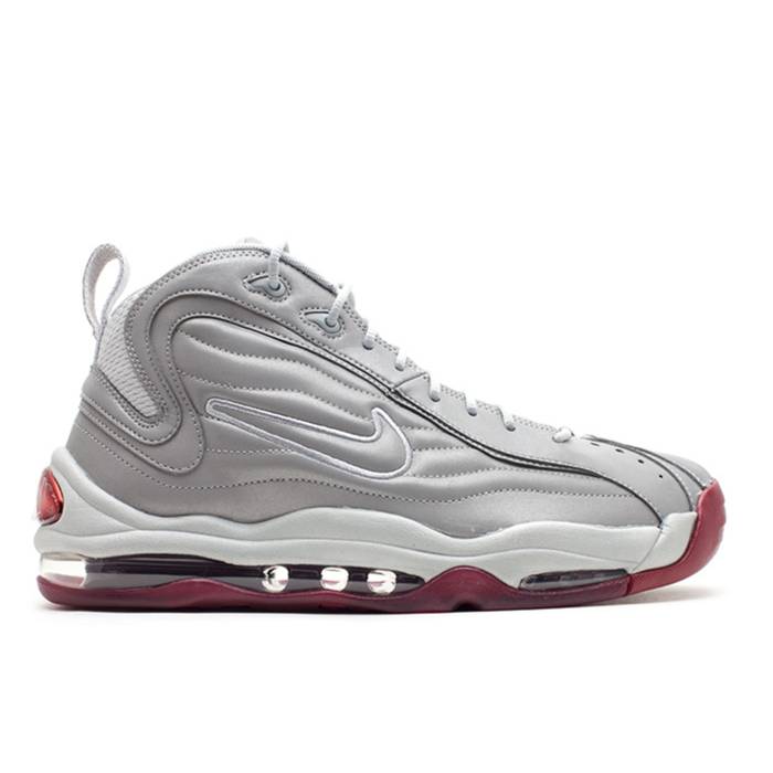 ナイキ Nike 【 Air Total Max Uptempo \u00273M Attack Pack\u0027 Men Metallic Silver/Metallic Silver-Team Red 】 マックス 繰り上げるペース メンズ Silver しろがね色・しろがね色 Red 赤・赤いこと