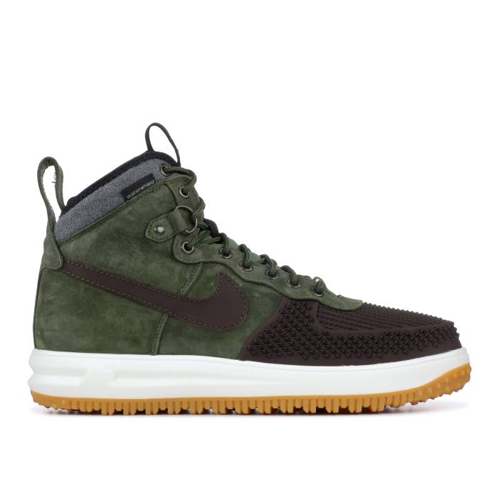 ナイキ Nike 【 Lunar Force 1 Duckboot \u0027Baroque Brown\u0027 Men Baroque Brown/Army Olive-Black 】 ルーナー・ルナー メンズ 赤銅色 赤銅色 正規陸軍