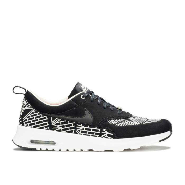 ナイキ Nike 【 Wmns Air Max Thea Lotc Qs \u0027Nyc\u0027 Women Black/Black-White 】 マックス レディース 黒いこと 黒いこと