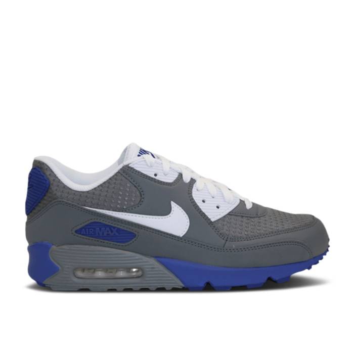 ナイキ Nike 【 Air Max 90 Men Cool Grey/Hyper Blue 】 マックス メンズ クール 灰色 グレー 青色 ブルー|スニケス