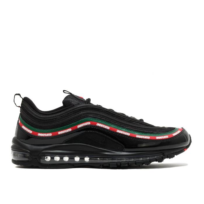 ナイキ Nike 【 Undefeated X Air Max 97 Og 'Black' Men Black/Gorge Green-White-Speed Red 】 アンディフィーテッド マックス メンズ 黒色 ブラック Red 赤・レッド