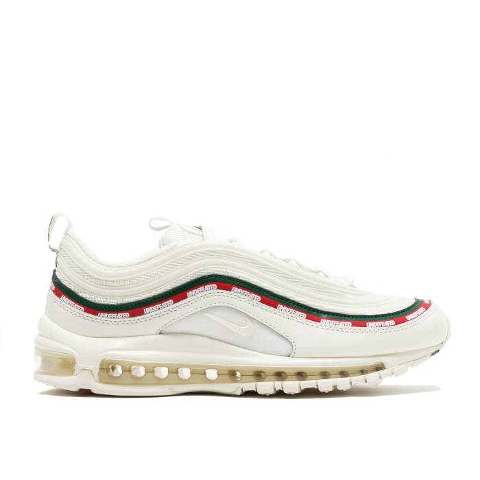 ナイキ Nike 【 Undefeated X Air Max 97 Og \u0027Sail\u0027 Men Sail/White-Gorge Green-Speed Red 】 アンディフィーテッド マックス メンズ Red 赤・赤いこと スニーカー-靴
