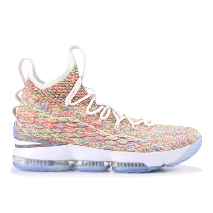 ナイキ Nike 【 Lebron 15 \u0027Fruity Pebbles\u0027 Men Multi-Color/White 】 Lebron レブロン メンズ 白いこと 白いこと
