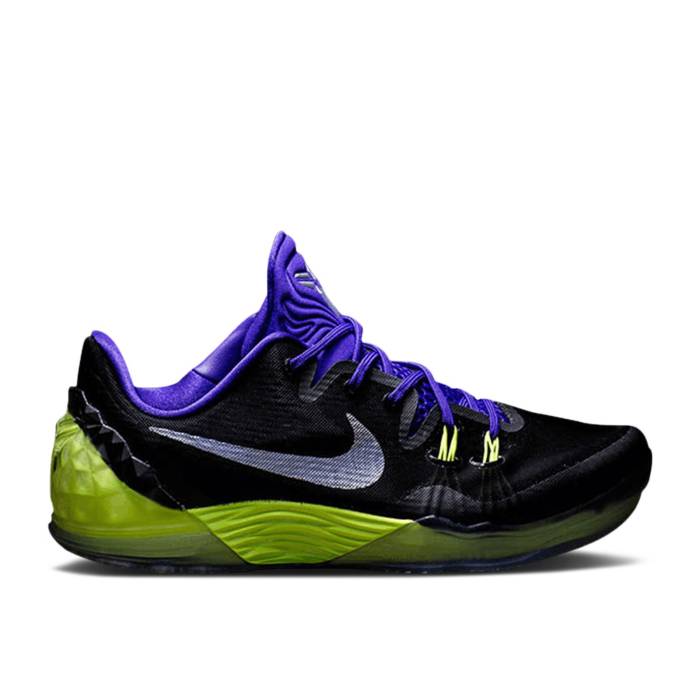 ナイキ Nike 【 Zoom Kobe Venomenon 5 \u0027Joker\u0027 Men Black/Metallic Silver/Court Purple/Volt 】 望遠レンズ Kobe コービー メンズ 黒いこと 黒いこと Silver しろがね色・しろがね色 厚地の外套 Purple 紫・パープル 靴-スニーカー
