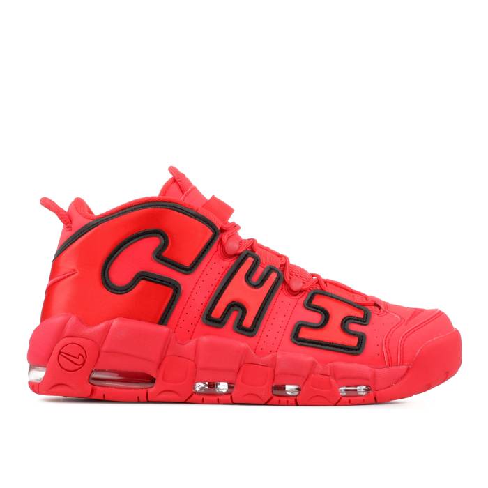 ナイキ Nike 【 Air More Uptempo Qs \u0027Chicago\u0027 Men University Red/University Red 】 引きあげるペース メンズ Red 赤・赤いこと