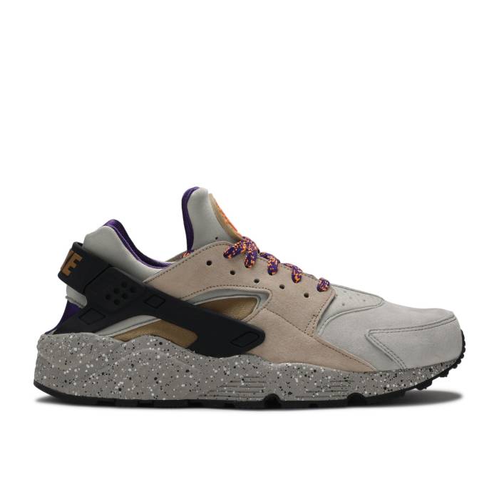 ナイキ Nike 【 Air Huarache Premium Acg \u0027Linen\u0027 Men Linen/Golden Beige-Black-Court Purple 】 Huarache ハラチ Premium 割り増し金 メンズ Purple 紫・パープル