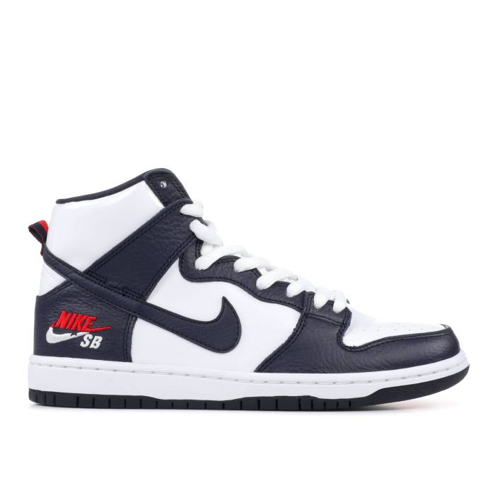 ナイキ Nike 【 Sb Dunk High Pro 'Dream Team' Men Obsidian/Obsidian-White-University Red 】 エスビー ダンク ハイ プロ メンズ Red 赤・レッド