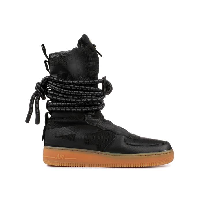 ナイキ Nike 【 Sf Air Force 1 High \u0027Black Gum\u0027 Men Black/Gum Medium Brown 】 ご機嫌 メンズ 黒いこと 黒いこと 赤銅色 赤銅色