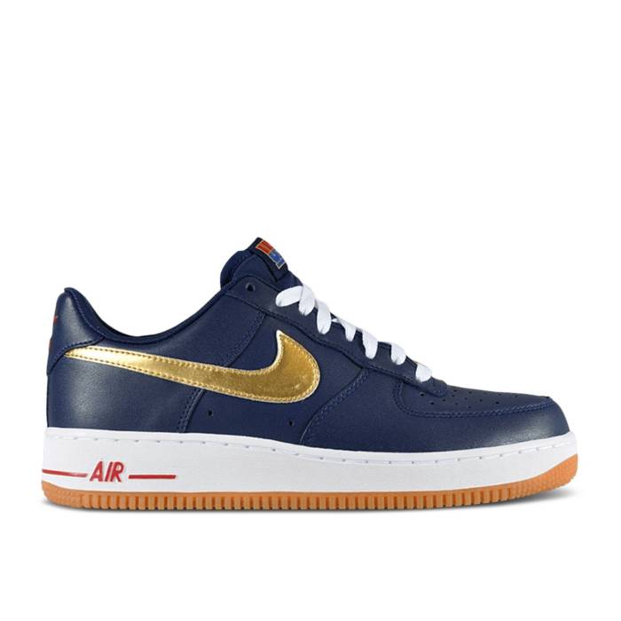 ナイキ Nike 【 Air Force 1 'Usa' Men Mid Navy/Metallic Gold-Spirit Red 】 メンズ ミッド 紺色 ネイビー Red 赤・レッド