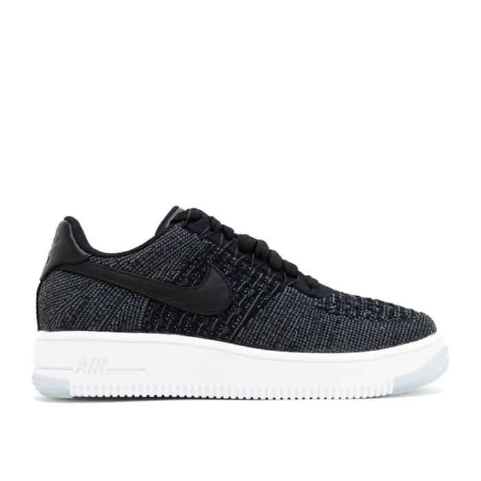 ナイキ Nike 【 Wmns Air Force 1 Flyknit \u0027Black\u0027 Women Black/White 】 飛球編み物 レディース 黒いこと 黒いこと 白いこと 白いこと