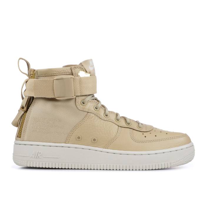 ナイキ Nike 【 Sf Air Force 1 Mid Gs 'Mushroom' Youth Mushroom/Mushroom-Light Bone 】 ミッド キッズ ベビー マタニティ キッズファッション 靴 スニーカー ジュニア キッズ画像